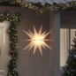 vidaXL Lámpara de Navidad con LED plegable blanca 100 cm vidaXL Lámpara de Navidad con LED plegable blanca 100 cm