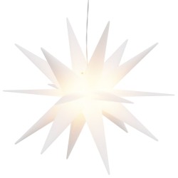 vidaXL Lámpara de Navidad con LED plegable blanca 100 cm