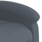 vidaXL Sillón reclinable de terciopelo gris oscuro vidaXL Sillón reclinable de terciopelo gris oscuro