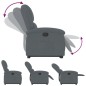 vidaXL Sillón reclinable elevable terciopelo gris oscuro vidaXL Sillón reclinable elevable terciopelo gris oscuro