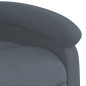 vidaXL Sillón reclinable elevable terciopelo gris oscuro vidaXL Sillón reclinable elevable terciopelo gris oscuro