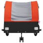 vidaXL Remolque para bicicleta hierro negro y naranja 45 kg vidaXL Remolque para bicicleta hierro negro y naranja 45 kg