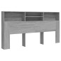 vidaXL Mueble cabecero color gris Sonoma 200x19x103,5 cm vidaXL Mueble cabecero color gris Sonoma 200x19x103,5 cm