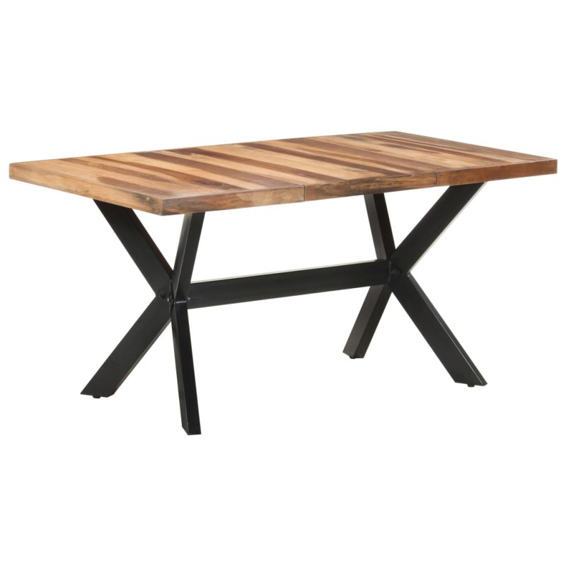 vidaXL Mesa de comedor de madera acacia acabado miel 160x80x75 cm vidaXL Mesa de comedor de madera acacia acabado miel 160x80x75 cm