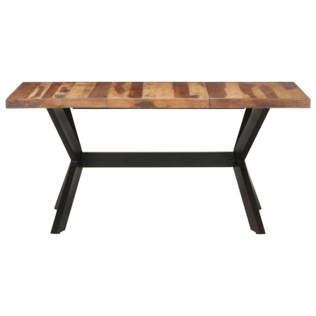 vidaXL Mesa de comedor de madera acacia acabado miel 160x80x75 cm