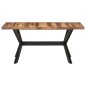 vidaXL Mesa de comedor de madera acacia acabado miel 160x80x75 cm vidaXL Mesa de comedor de madera acacia acabado miel 160x80x75 cm