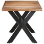 vidaXL Mesa de comedor de madera acacia acabado miel 160x80x75 cm vidaXL Mesa de comedor de madera acacia acabado miel 160x80x75 cm