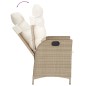 vidaXL Set comedor de jardín 7 pzas con cojines ratán sintético beige vidaXL Set comedor de jardín 7 pzas con cojines ratán sintético beige