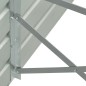 vidaXL Jardinera elevada de acero galvanizado marrón 320x40x77 cm vidaXL Jardinera elevada de acero galvanizado marrón 320x40x77 cm