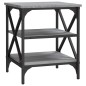 vidaXL Mesa auxiliar madera contrachapada gris Sonoma 40x42x50 cm vidaXL Mesa auxiliar madera contrachapada gris Sonoma 40x42x50 cm