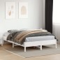 vidaXL Estructura de cama madera maciza de pino blanco 120x200 cm vidaXL Estructura de cama madera maciza de pino blanco 120x200 cm