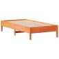 vidaXL Estructura de cama madera maciza de pino marrón cera 90x190 cm vidaXL Estructura de cama madera maciza de pino marrón cera 90x190 cm