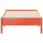 vidaXL Estructura de cama madera maciza de pino marrón cera 90x190 cm vidaXL Estructura de cama madera maciza de pino marrón cera 90x190 cm