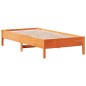 vidaXL Estructura de cama madera maciza de pino marrón cera 90x190 cm vidaXL Estructura de cama madera maciza de pino marrón cera 90x190 cm