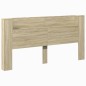 vidaXL Cabecero de cama con LED roble Sonoma 200x16,5x103,5 cm vidaXL Cabecero de cama con LED roble Sonoma 200x16,5x103,5 cm