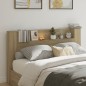 vidaXL Cabecero de cama con LED roble Sonoma 180x16,5x103,5 cm vidaXL Cabecero de cama con LED roble Sonoma 180x16,5x103,5 cm