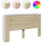 vidaXL Cabecero de cama con LED roble Sonoma 180x16,5x103,5 cm vidaXL Cabecero de cama con LED roble Sonoma 180x16,5x103,5 cm