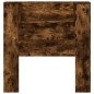 vidaXL Cabecero de cama con luz LED roble ahumado 100x16,5x103,5 cm vidaXL Cabecero de cama con luz LED roble ahumado 100x16,5x103,5 cm