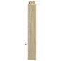 vidaXL Cabecero de cama con luz LED roble Sonoma 120x16,5x103,5 cm vidaXL Cabecero de cama con luz LED roble Sonoma 120x16,5x103,5 cm