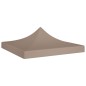 vidaXL Techo de carpa para celebraciones gris taupé 2x2 m 270 g/m² vidaXL Techo de carpa para celebraciones gris taupé 2x2 m 270 g/m²