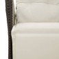 vidaXL Juego comedor jardín 4 piezas con cojines ratán sintético negro vidaXL Juego comedor jardín 4 piezas con cojines ratán sintético negro