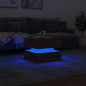 vidaXL Mesa de centro con luces LED marrón roble 50x50x40 cm vidaXL Mesa de centro con luces LED marrón roble 50x50x40 cm