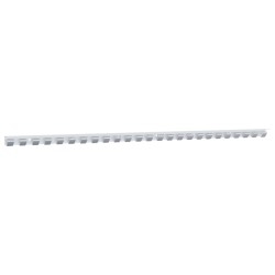 vidaXL Riel de cortina acero inoxidable plateado 1 m