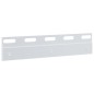 vidaXL Placas de conexión 6 uds acero inoxidable plateado 20 cm vidaXL Placas de conexión 6 uds acero inoxidable plateado 20 cm