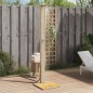 vidaXL Ducha de exterior ratán PE y madera acacia beige 50x55x224 cm vidaXL Ducha de exterior ratán PE y madera acacia beige 50x55x224 cm