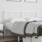 vidaXL Cabecero de metal blanco 140 cm vidaXL Cabecero de metal blanco 140 cm