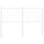 vidaXL Cabecero de metal blanco 140 cm vidaXL Cabecero de metal blanco 140 cm