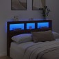 vidaXL Cabecero de cama con luz LED marrón roble 160x17x102 cm vidaXL Cabecero de cama con luz LED marrón roble 160x17x102 cm