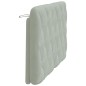 vidaXL Cabecero de cama acolchado terciopelo gris claro 140 cm vidaXL Cabecero de cama acolchado terciopelo gris claro 140 cm
