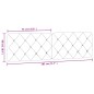 vidaXL Cabecero de cama acolchado terciopelo rosa 180 cm