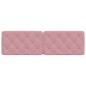 vidaXL Cabecero de cama acolchado terciopelo rosa 160 cm vidaXL Cabecero de cama acolchado terciopelo rosa 160 cm