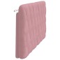 vidaXL Cabecero de cama acolchado terciopelo rosa 160 cm vidaXL Cabecero de cama acolchado terciopelo rosa 160 cm