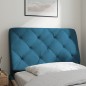 vidaXL Cabecero de cama acolchado terciopelo azul 80 cm vidaXL Cabecero de cama acolchado terciopelo azul 80 cm