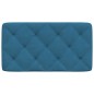 vidaXL Cabecero de cama acolchado terciopelo azul 80 cm vidaXL Cabecero de cama acolchado terciopelo azul 80 cm
