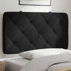 vidaXL Cabecero de cama acolchado terciopelo negro 80 cm