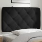 vidaXL Cabecero de cama acolchado terciopelo negro 80 cm vidaXL Cabecero de cama acolchado terciopelo negro 80 cm