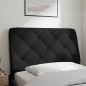 vidaXL Cabecero de cama acolchado terciopelo negro 80 cm vidaXL Cabecero de cama acolchado terciopelo negro 80 cm