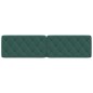 vidaXL Cabecero de cama acolchado terciopelo verde oscuro 200 cm vidaXL Cabecero de cama acolchado terciopelo verde oscuro 200 cm