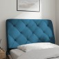 vidaXL Cabecero de cama acolchado terciopelo azul 90 cm vidaXL Cabecero de cama acolchado terciopelo azul 90 cm