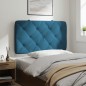 vidaXL Cabecero de cama acolchado terciopelo azul 90 cm vidaXL Cabecero de cama acolchado terciopelo azul 90 cm
