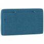 vidaXL Cabecero de cama acolchado terciopelo azul 90 cm vidaXL Cabecero de cama acolchado terciopelo azul 90 cm
