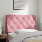 vidaXL Cabecero de cama acolchado terciopelo rosa 100 cm vidaXL Cabecero de cama acolchado terciopelo rosa 100 cm