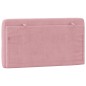 vidaXL Cabecero de cama acolchado terciopelo rosa 100 cm vidaXL Cabecero de cama acolchado terciopelo rosa 100 cm