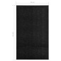 vidaXL Felpudo lavable negro 90x150 cm vidaXL Felpudo lavable negro 90x150 cm