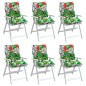 vidaXL Cojines para silla respaldo bajo 6 uds tela Oxford multicolor vidaXL Cojines para silla respaldo bajo 6 uds tela Oxford multicolor