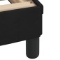 vidaXL Estructura de cama con luces LED terciopelo negro 180x200 cm